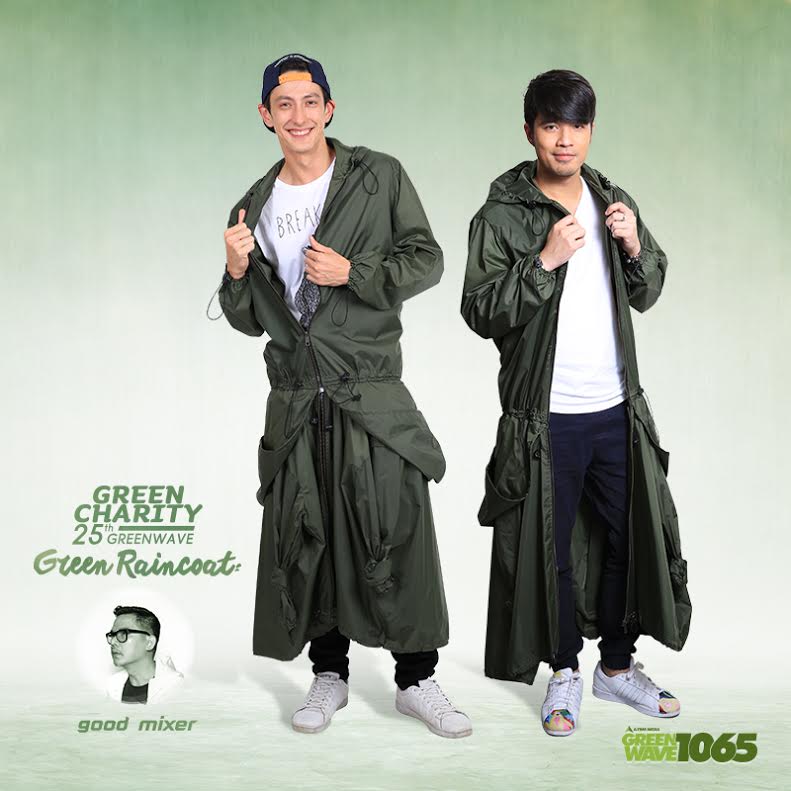 Green Rain Coat